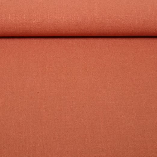 Lin viscose Vicky - Unie lavée, couleur Terracotta Lin viscose Vicky - Unie lavée, couleur Terracotta