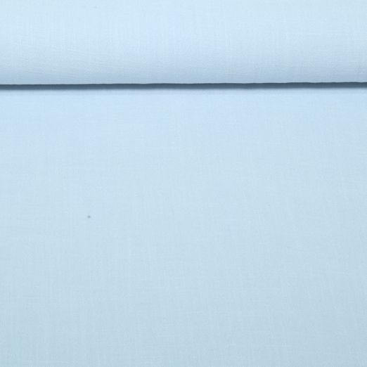 Lin viscose Vicky - Lavé, uni, bleu clair Lin viscose Vicky - Lavé, uni, bleu clair