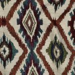 Gobelin Chenille - Ikat Muster Ecru Multicolor Gobelin Chenille - Ikat Muster Ecru Multicolor