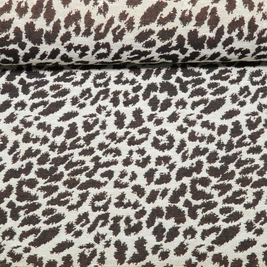 Gobelin - Motif léopard Beige et Marron