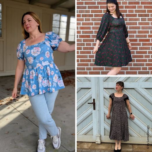 Shirt, Tunika, Kleid - Florina Lady - Schnittmuster eBook