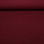 Rippjersey - XL Rippe 5mm Uni Bordeaux