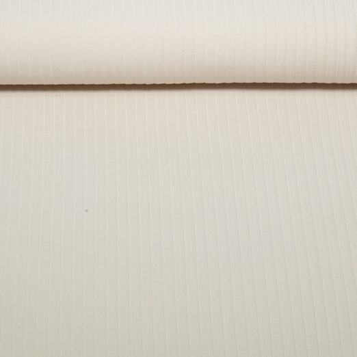 Jersey côtelé - Cannelures XL 5 mm, Beige uni