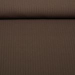 Jersey UNI - XL Rippenjersey 5mm Braun