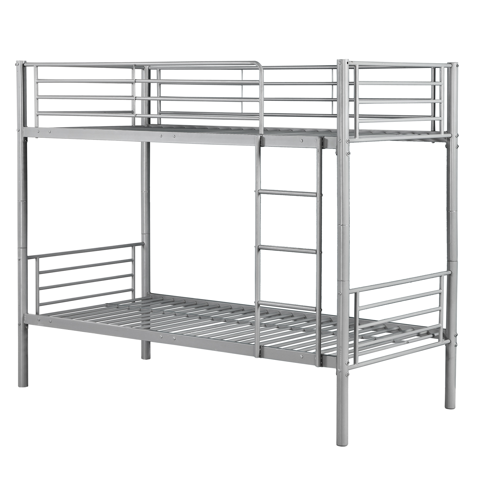 Metall Etagenbett | Liegefläche jeweils 90 x 200 cm Metall - teilbar in zwei Einzelbetten | Geprüft nach DIN EN 747-1:2012+A1:2015 & DIN EN 747-2:2012+A1:2015