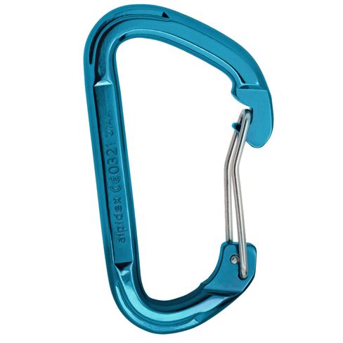 ALPIDEX Karabiner mit Schnapper Aluminium Bent/ Wire | Dein