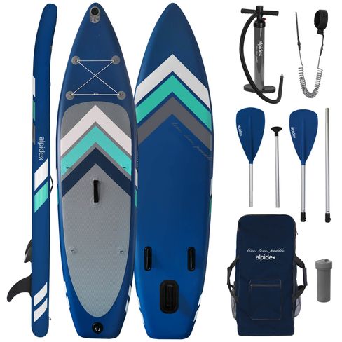 thumbnail image 2 of Gymax 11 Ft. Inflatable Stand-Up Paddle Board Non-Slip Deck Surfboard With Hand Pump Gym07563 2 of 10