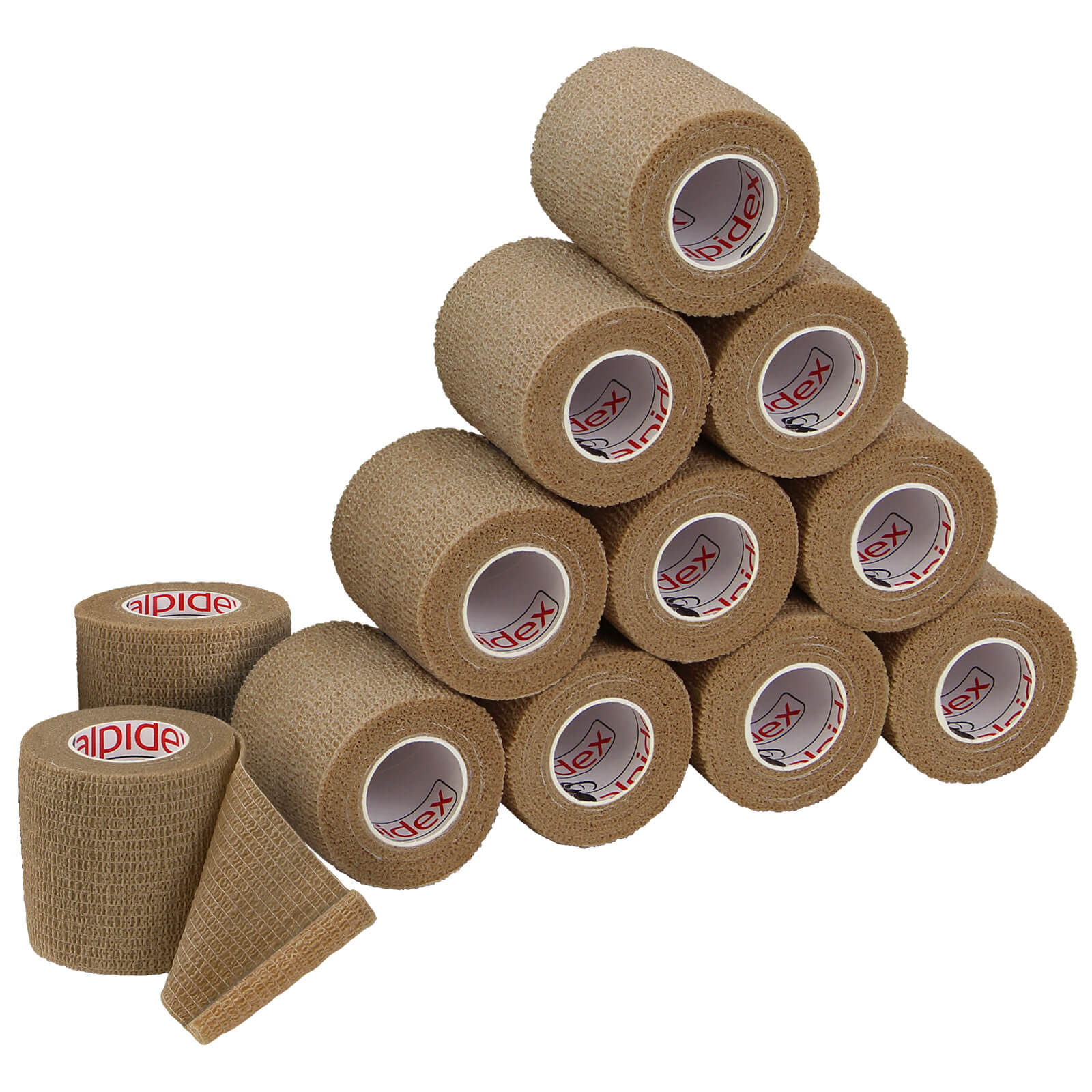 24 Rotoli Benda Autoadesiva Per Dita E Giunti 2.5 Cm X 4.5 M - Elastica, Sport, Vet Wrap Per Cani E Cavalli, Blu