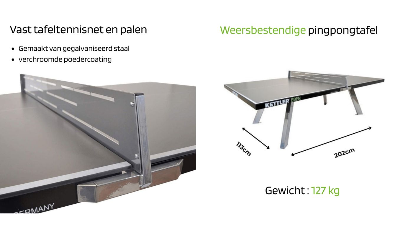KETTLER tafeltennistafel EDEN