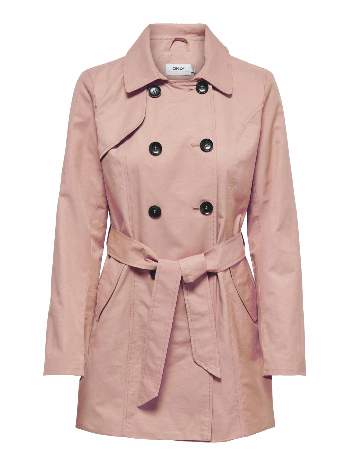 ONLY Damen Mantel Jacke Long Trenchcoat