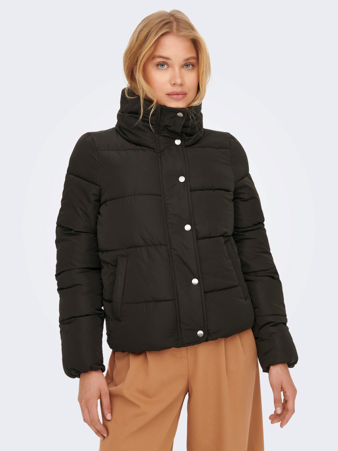 Only Damen kurze Puffer OnlCool gesteppt Herbst/Winter Jacke