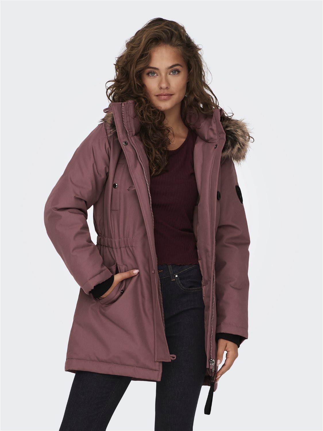 Parka Only Mantel Jacke Only Jacke Mantel ONLY Damen Parka Mantel