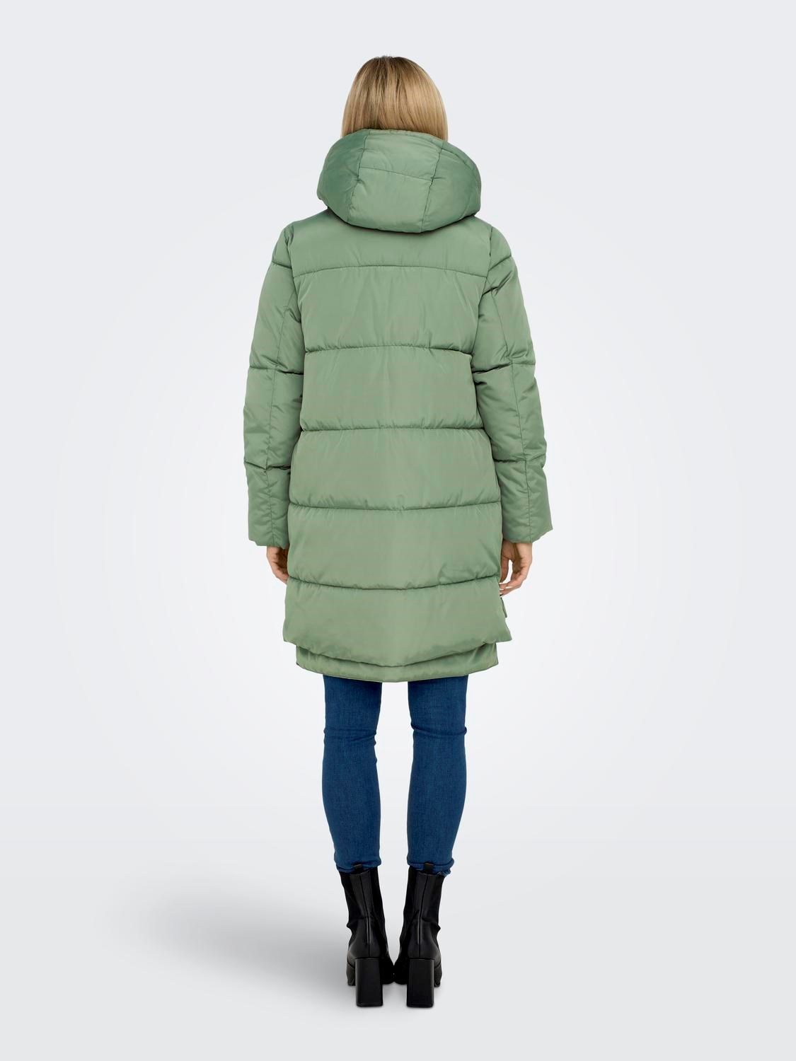 Coat Steppmantel GrÃ¼n Mit Kapuze Damen Parka Street One Parka