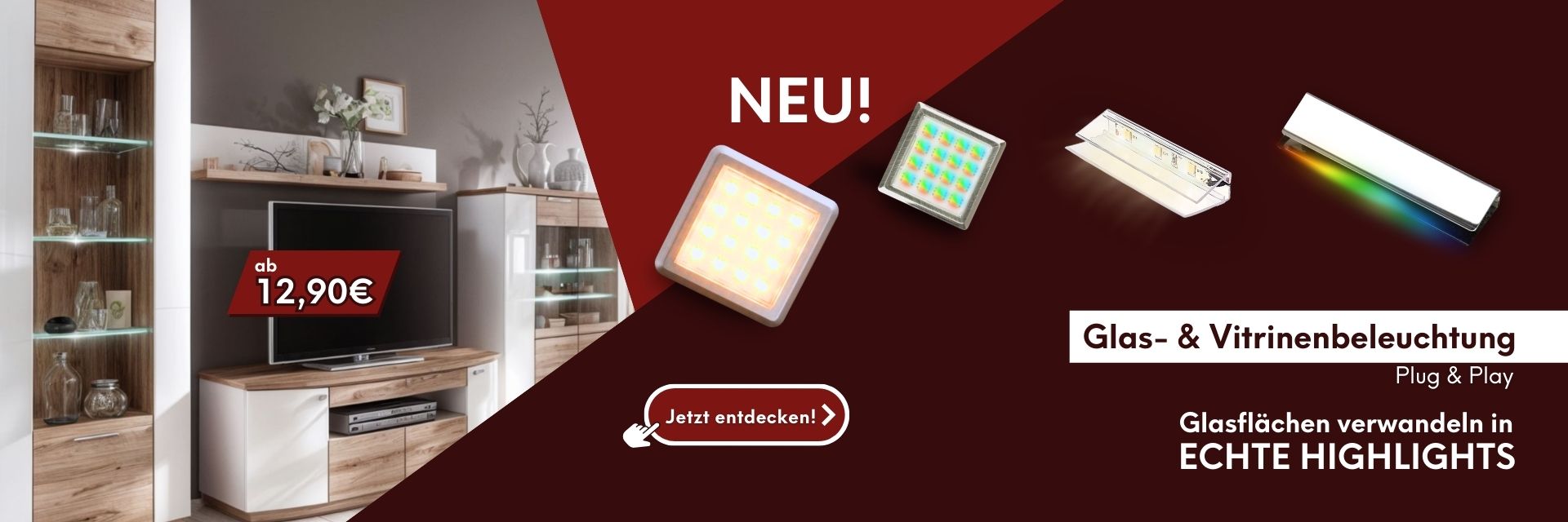 Vitrinenbeleuchtungen