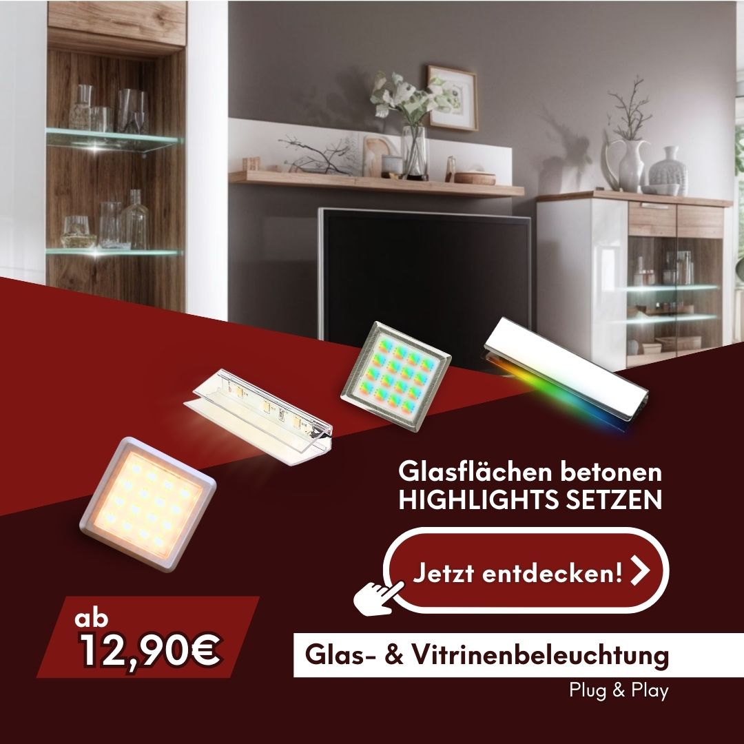LED-Unterbauleuchte Lineara mit Schwenkfunktion von 80–280° für Küchenbeleuchtung – modernes Design und flexible Montage