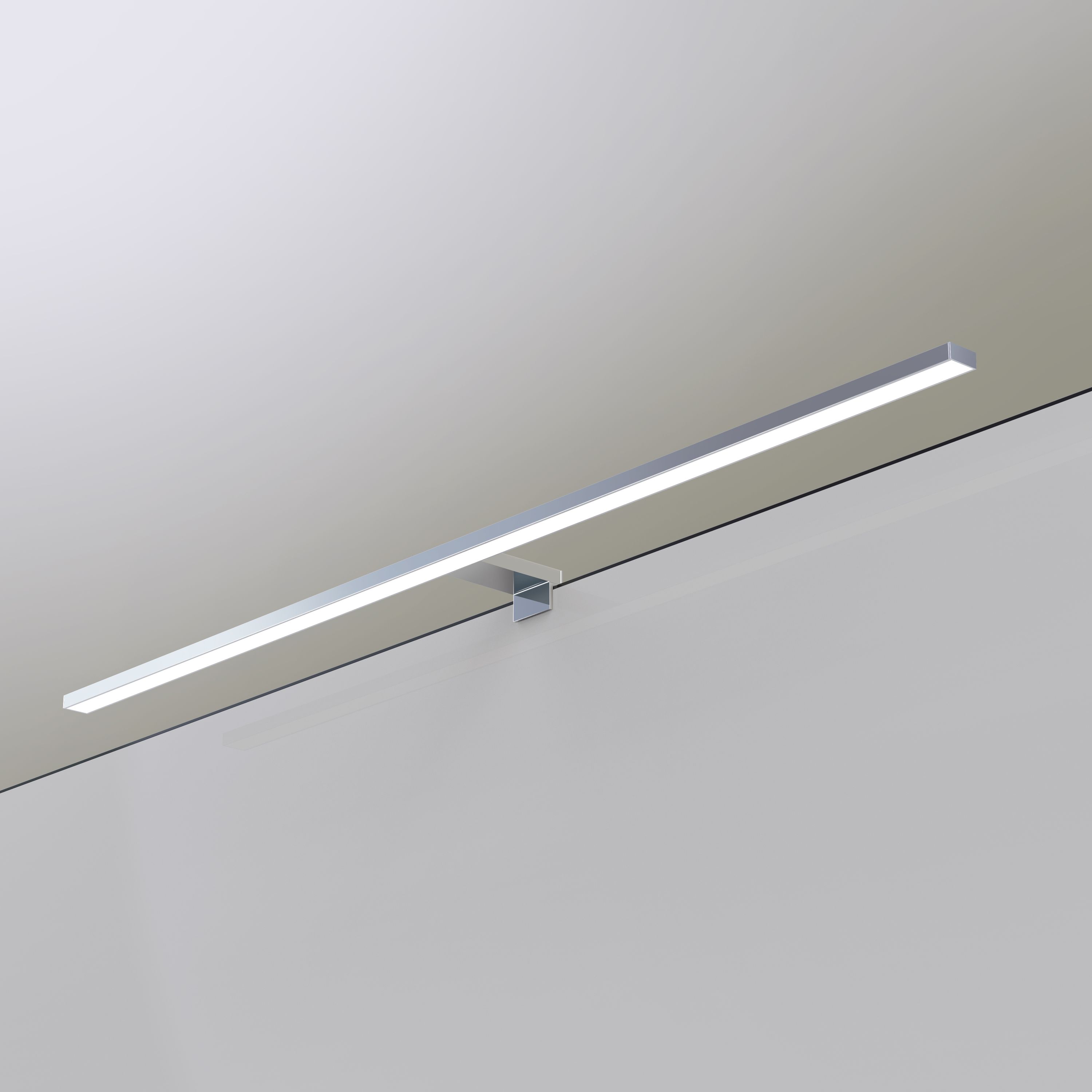 | Badlampe Möbel für Leuchten 80cm kalb Spiegellampe online Spiegelleuchte verchromt LED 230V | einkaufen neutralweiß, Badleuchte kalb-licht,
