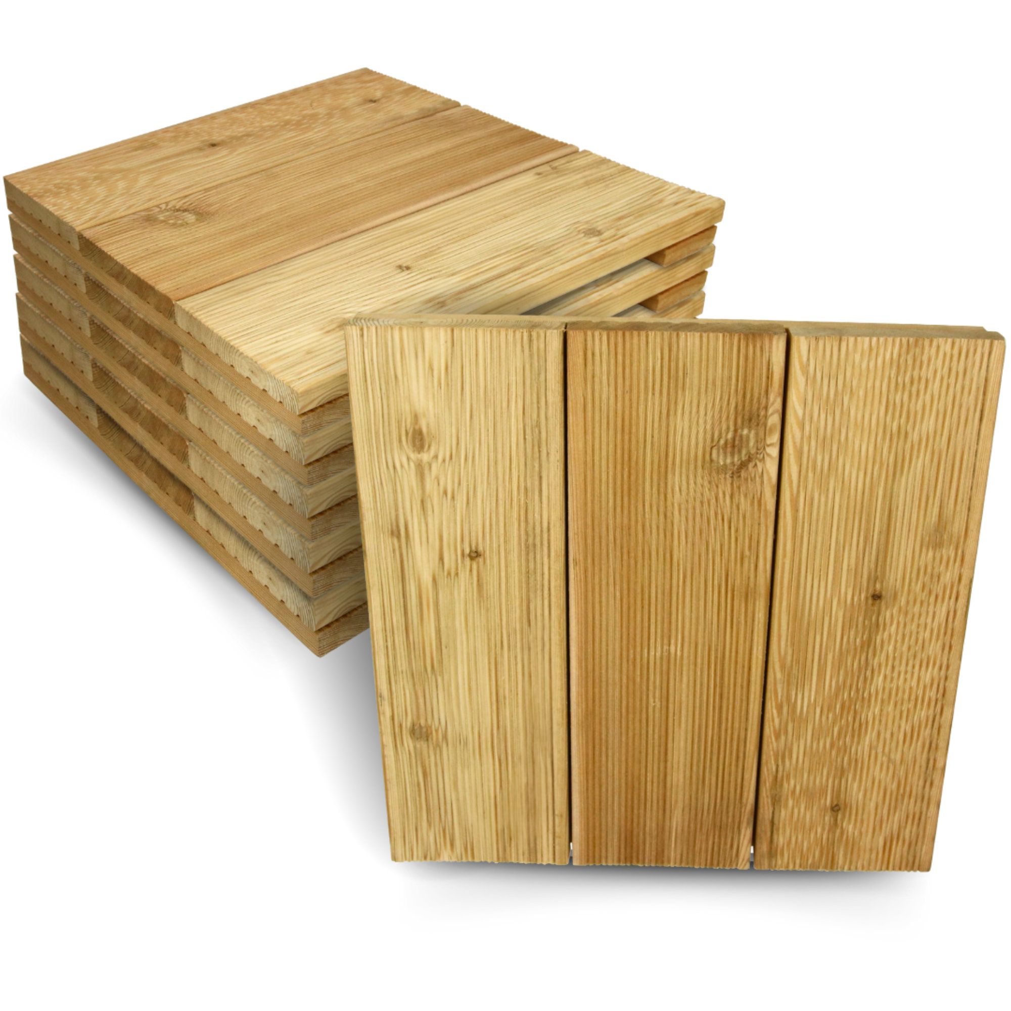 Product Image for Holz-Fliese Lärche 57.2cm x 57.2cm