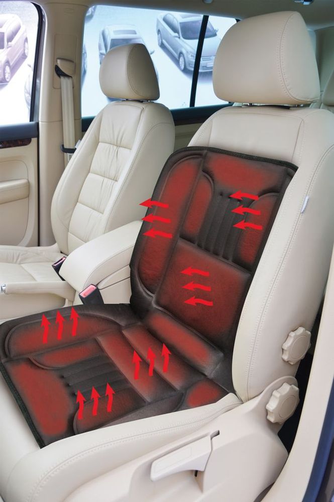 Autositzheizung mit 2 Heizstufen beheizbare Sitzauflage Heizmatte Sitzbezug