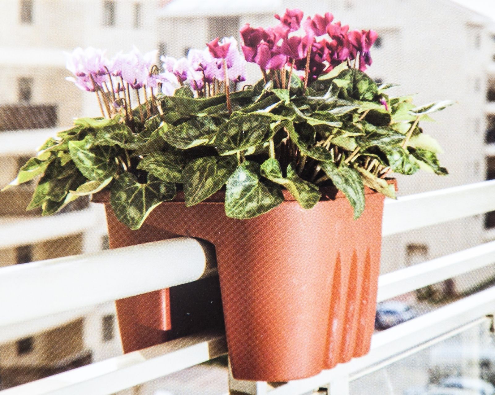 2x Blumentopf für den Balkon Garten Pflanzzubehör Pflanzgefäße