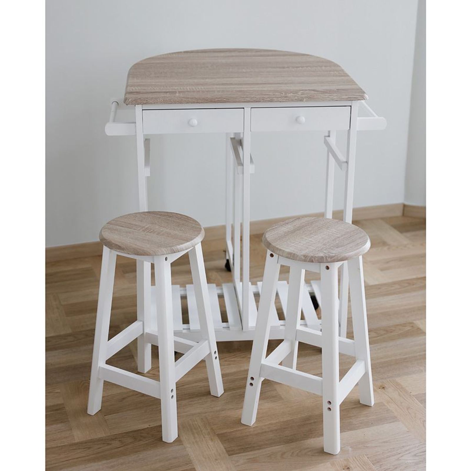 Küchenbar inkl 2 Hocker Küchentisch Küchentheke Tresen Esstisch Essecke