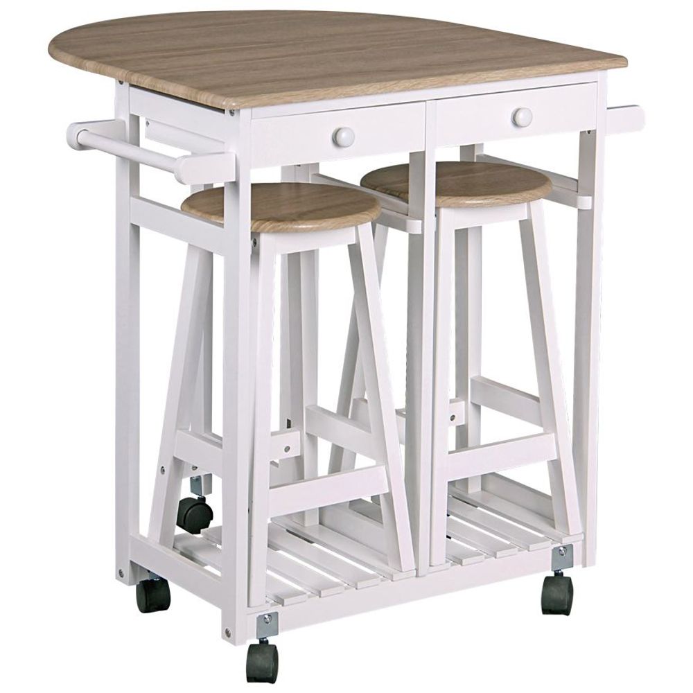 Küchenbar inkl 2 Hocker Küchentisch Küchentheke Tresen Esstisch Essecke