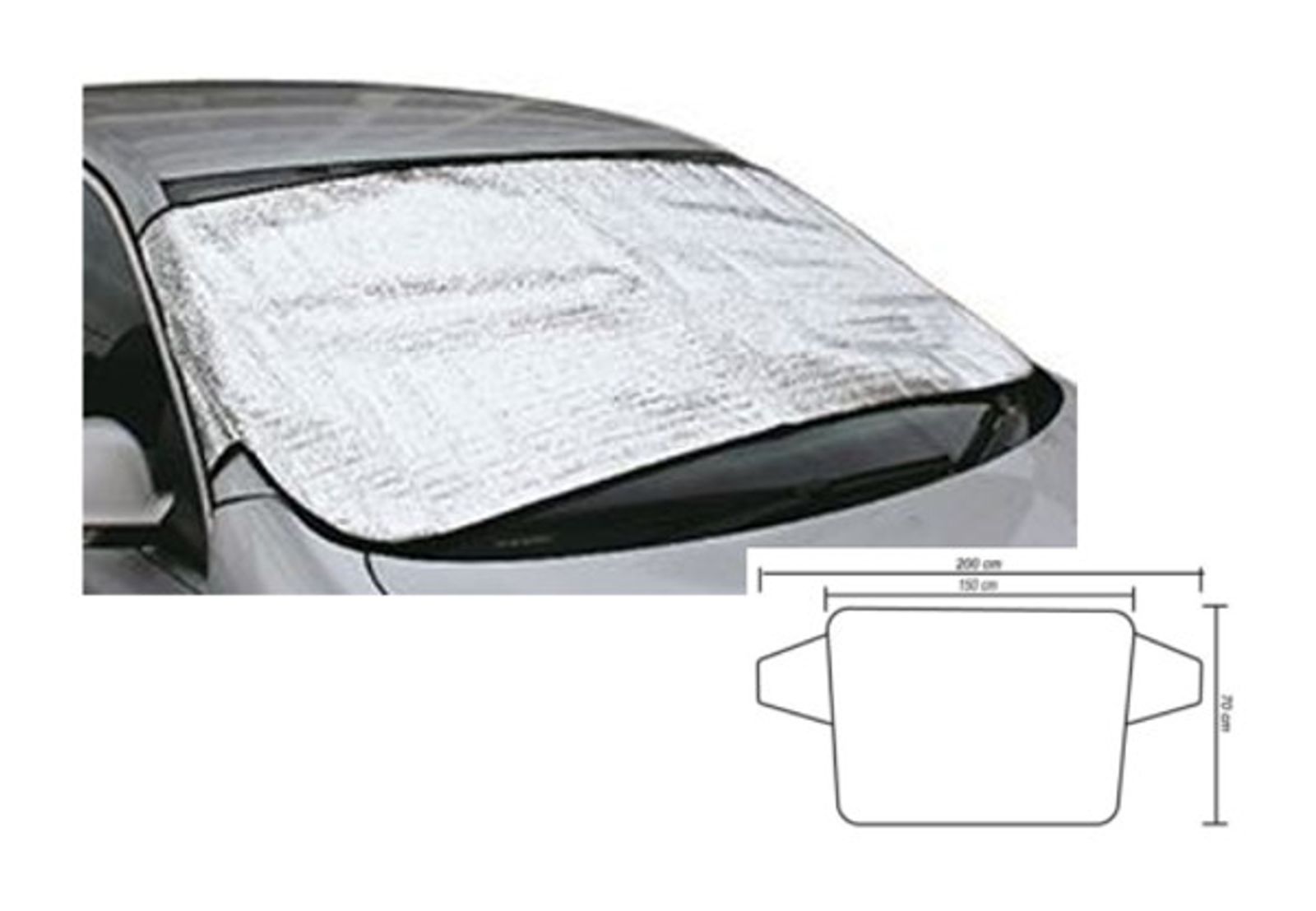 ThermoFrontscheibenabdeckung Thermofolie für Windschutzscheibe Scheibenschutz 1aHandelsagentur