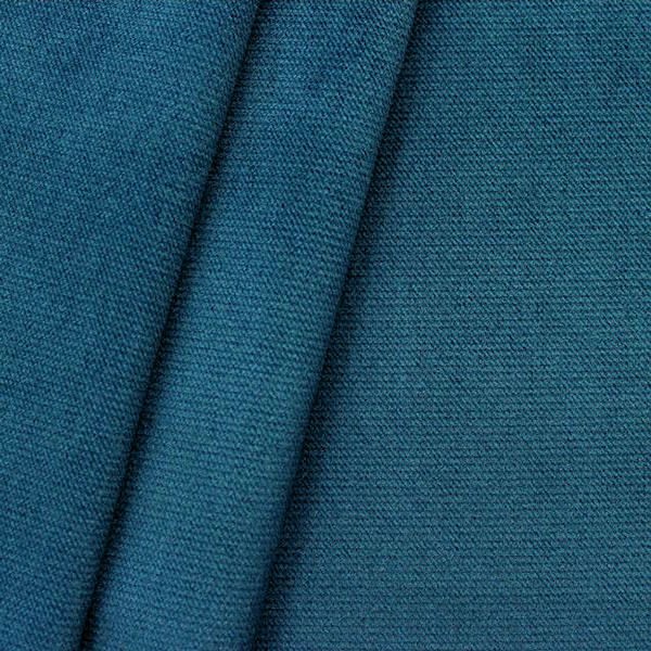 edler Kissen Polsterstoff Möbelstoff Samt Optik 145cm breit ADRIA BLAU