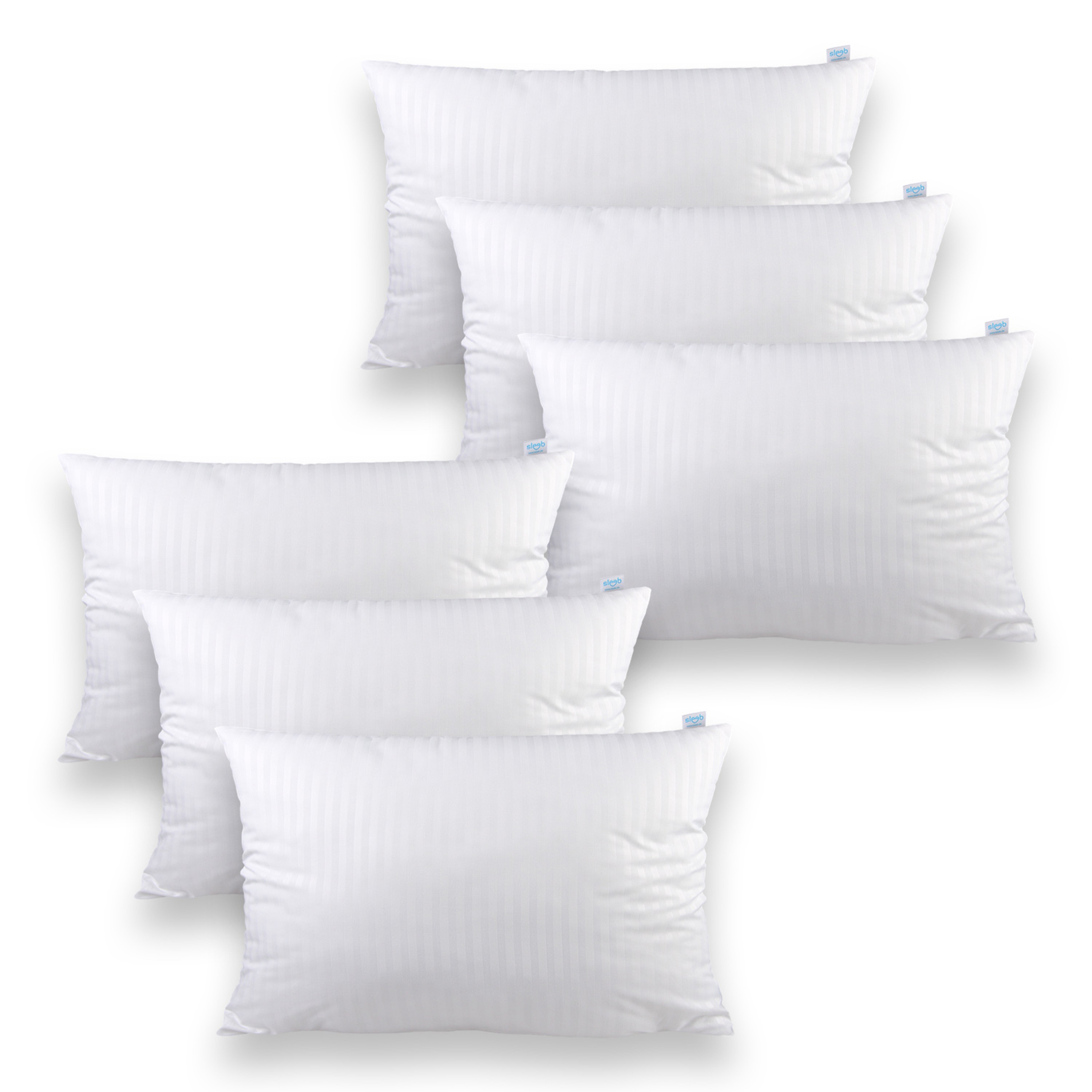 Cojín Relleno Sleeb 30x50 cm Cremallera Lavable Blanco Relleno Cojín - Imagen 7 de 8