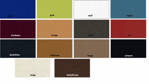 Mayer 1101 Pendelhocker Buche mit ergonomisch geformtem Sattelsitz in Kunstleder 