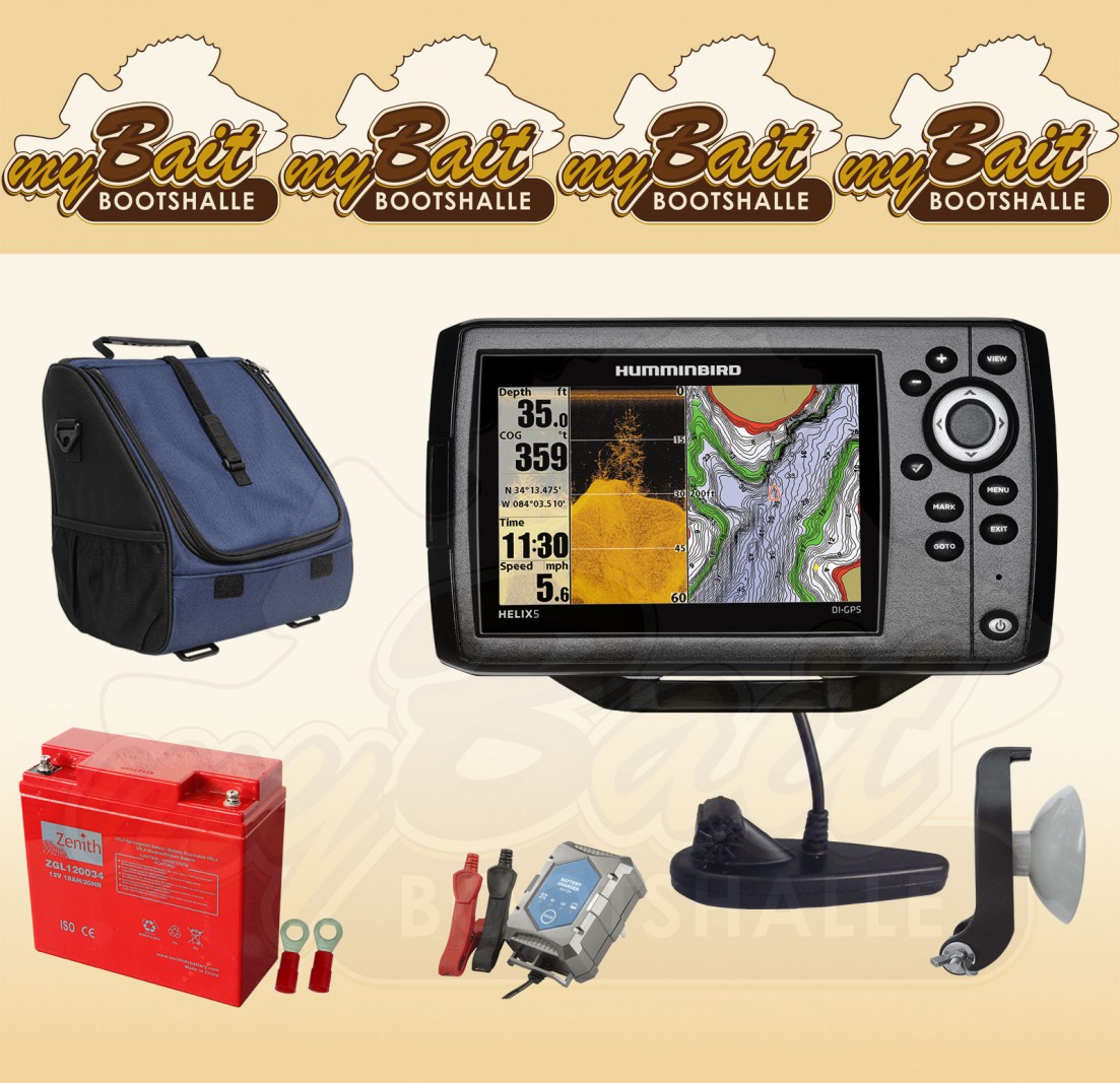 Humminbird Helix 5 Gazouiller Di GPS G2 Échosondeur PortabelSet 1 eBay