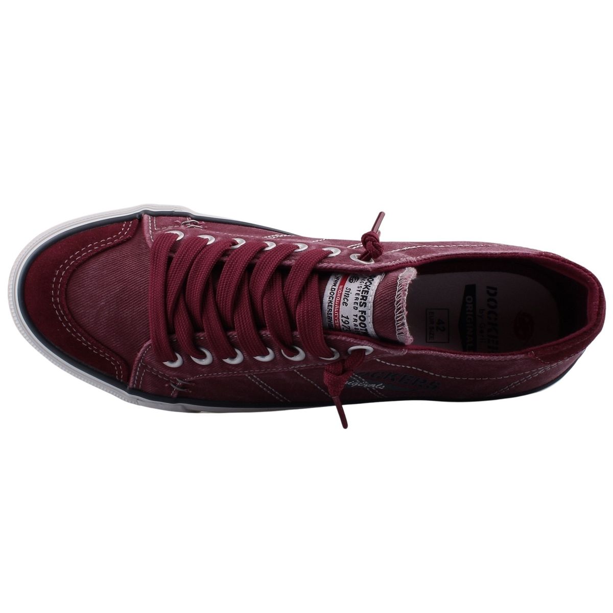 Dockers by Gerli Herren Canvas Sneaker Rot