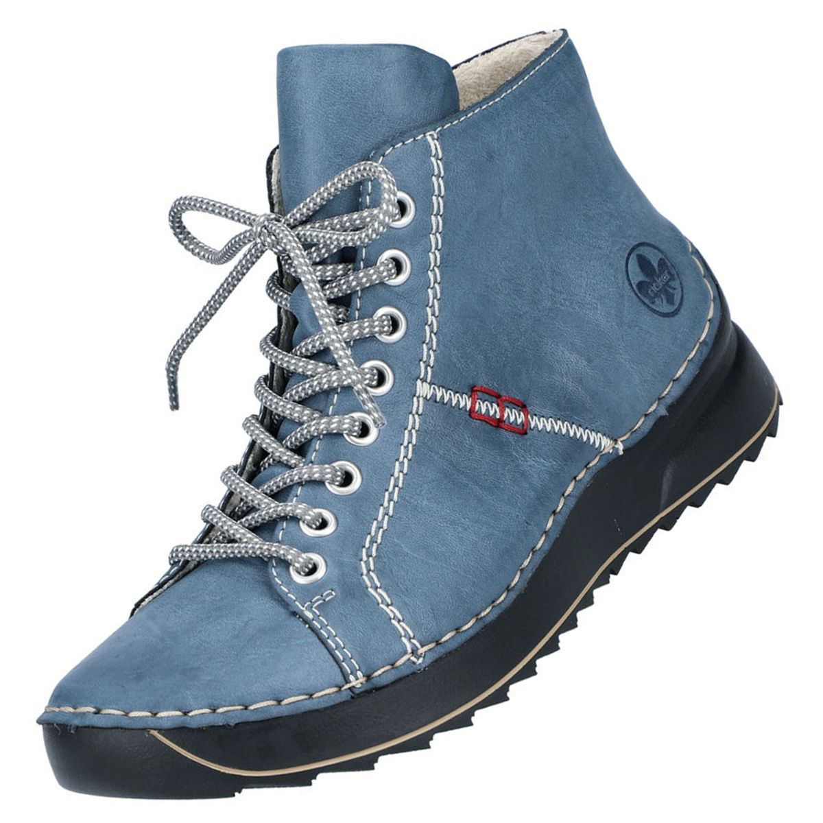 Rieker Damen Stiefelette Blau Trendbereich
