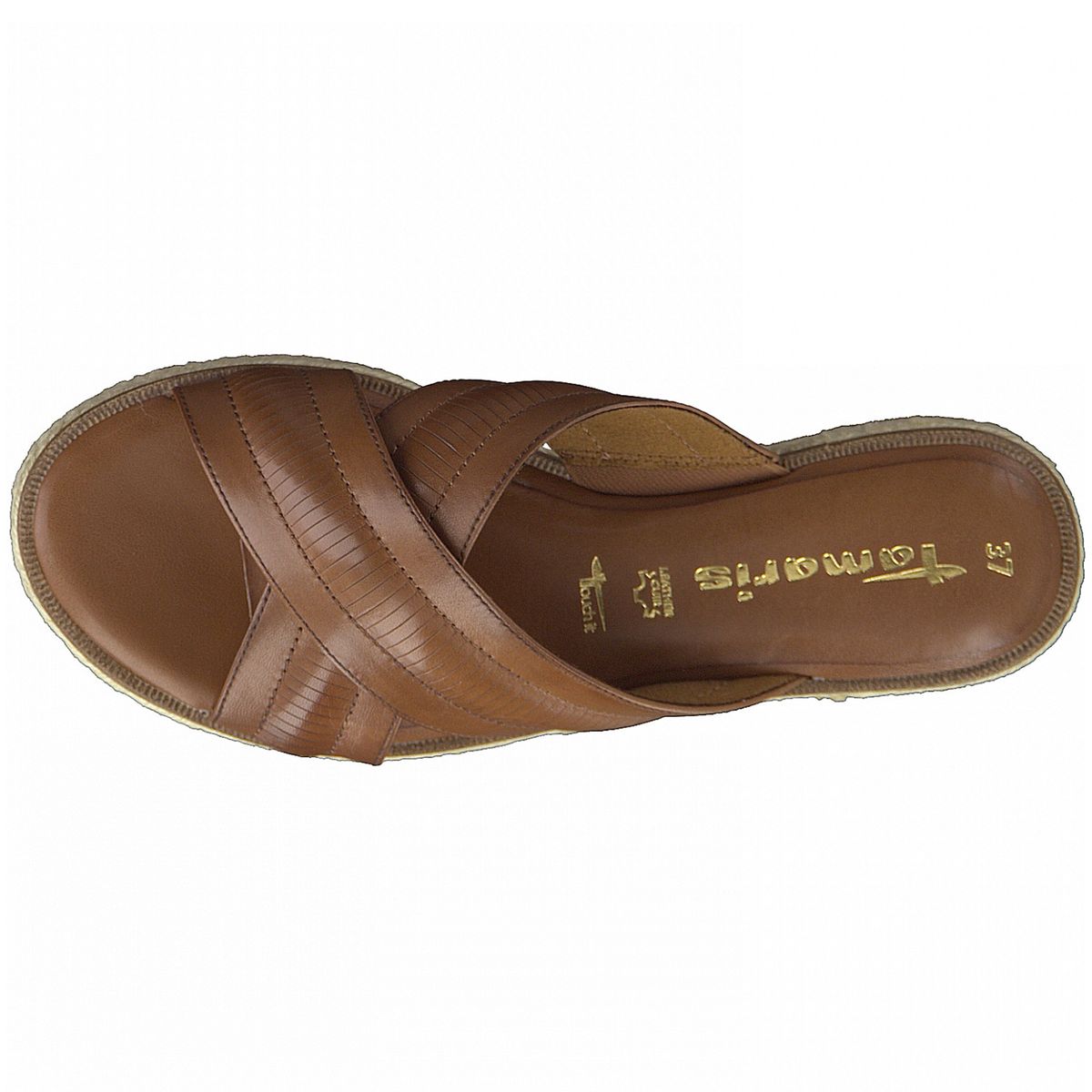 Tamaris Damen Pantolette Braun Trendbereich