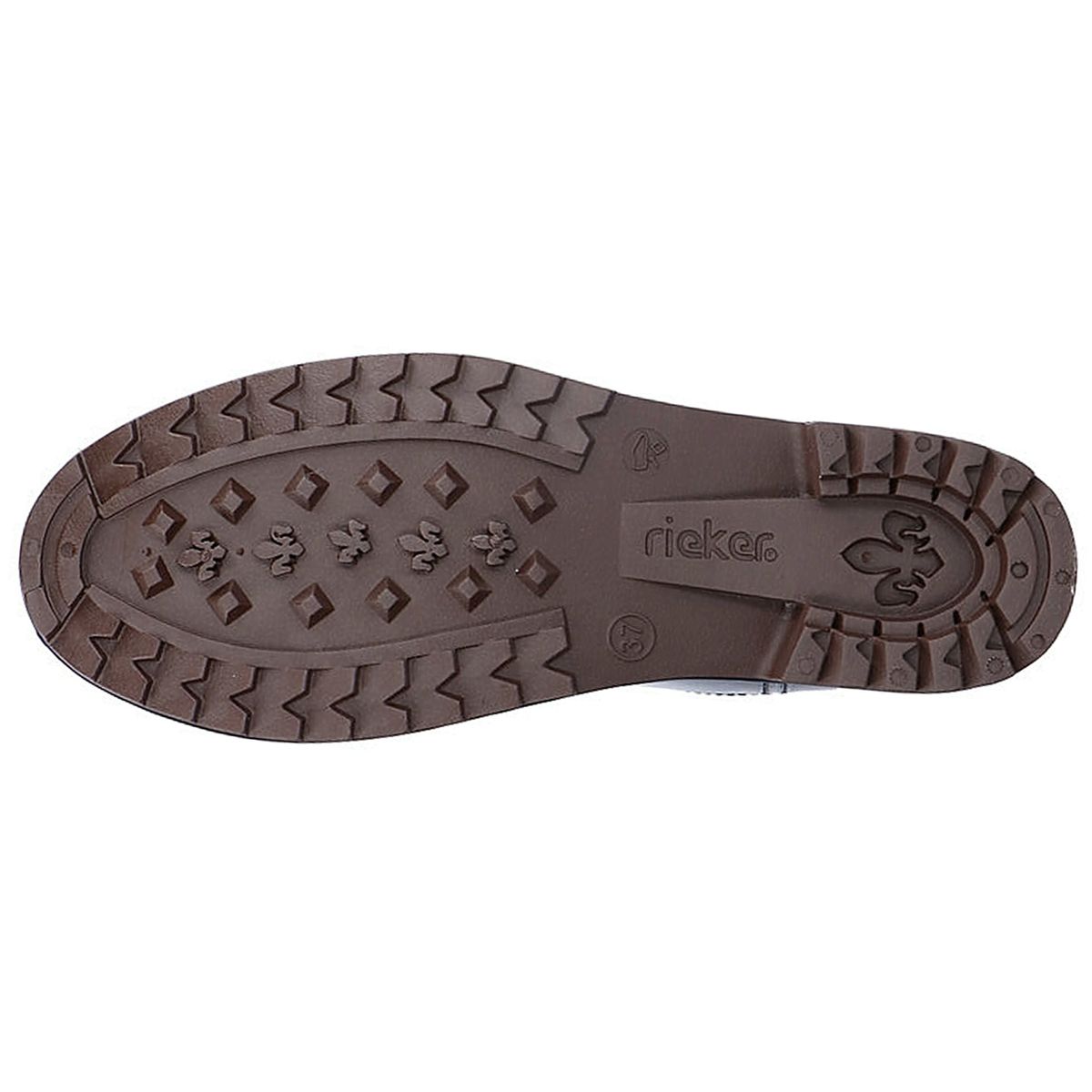 Rieker Damen Gummi-Stiefel gefüttert Blau Trendbereich