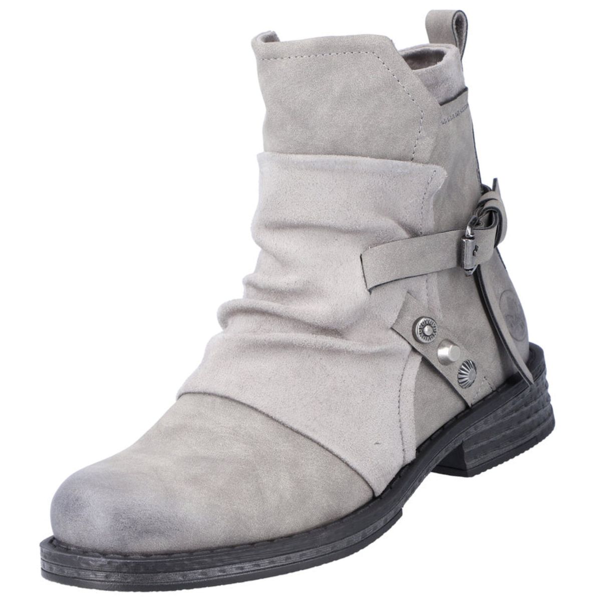 Rieker Damen Stiefeletten Grau Trendbereich