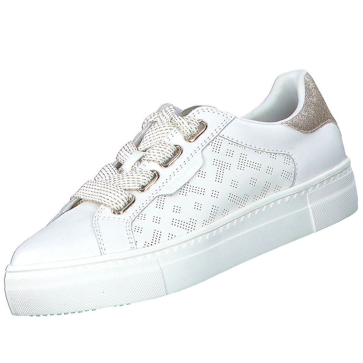 Plateau Sneaker Tamaris Weisse Turnschuhe Plateau Sneaker Tamaris