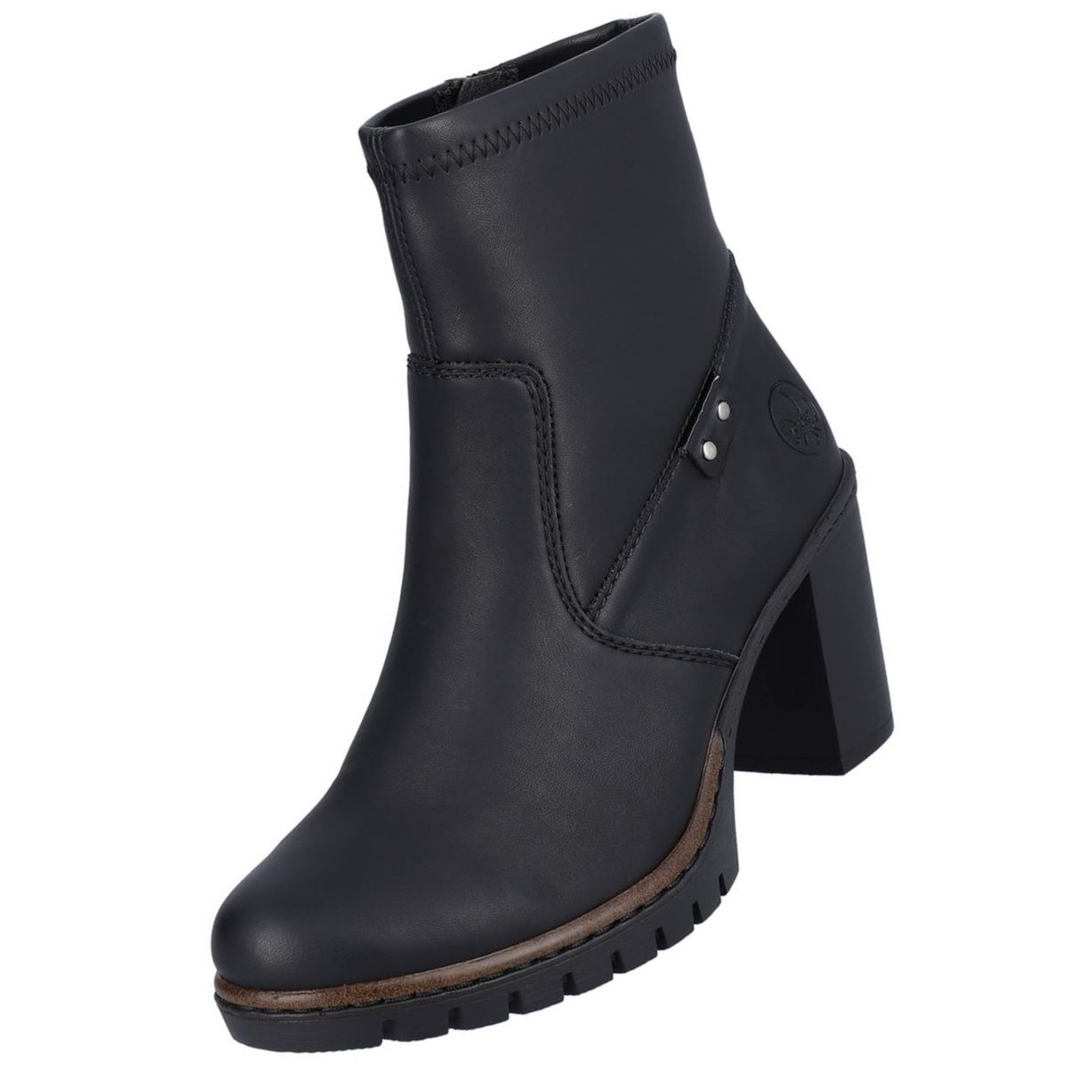Rieker Damen Stiefeletten Schwarz Trendbereich