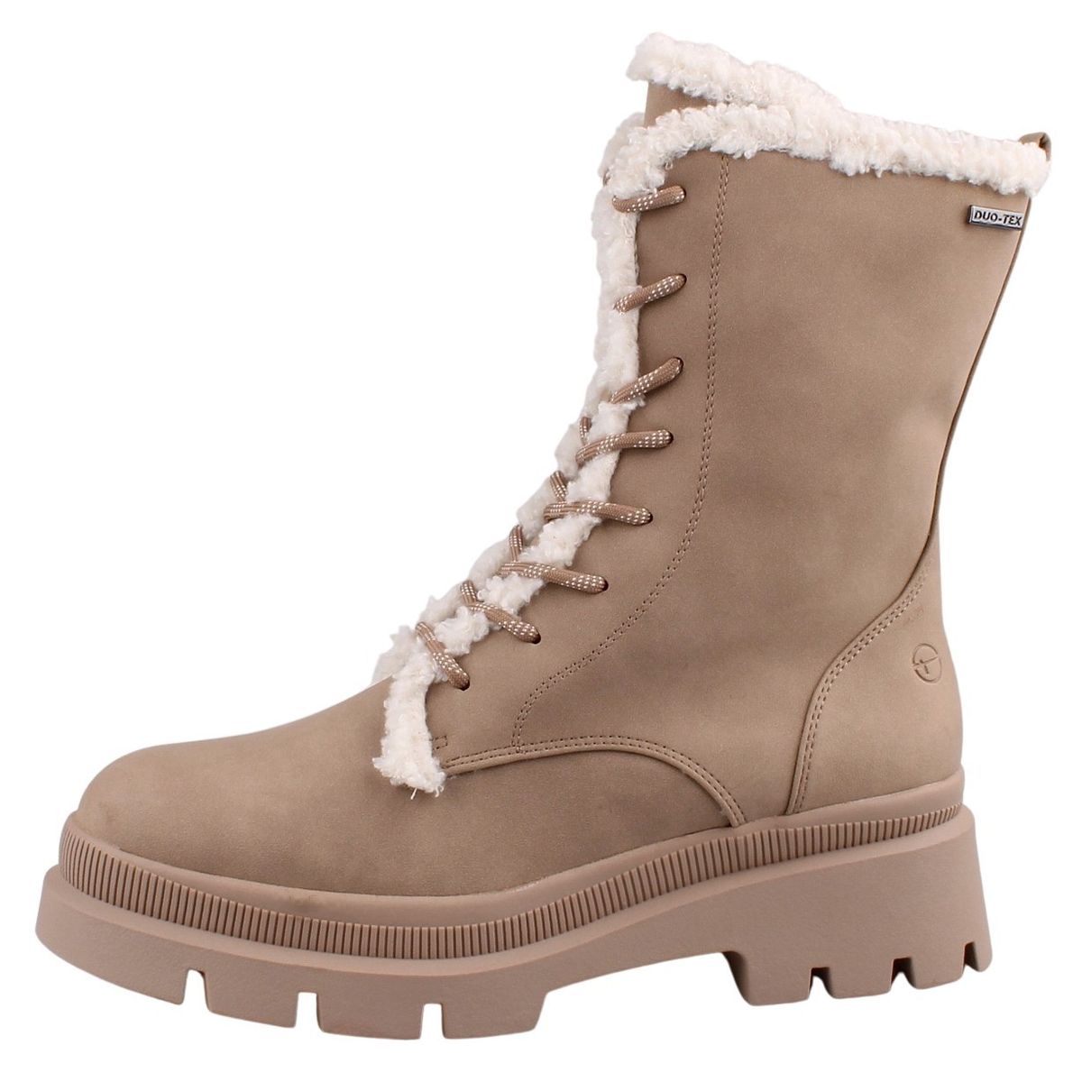Manfield Braune GefÃ¼tterte Stiefeletten Boots Tamaris Tamaris