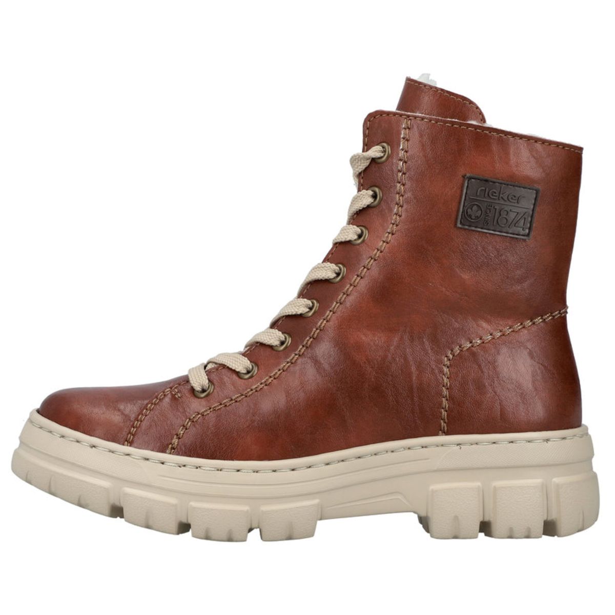 Rieker Winterstiefeletten Damen GefÃ¼ttert Leder Rieker Damen