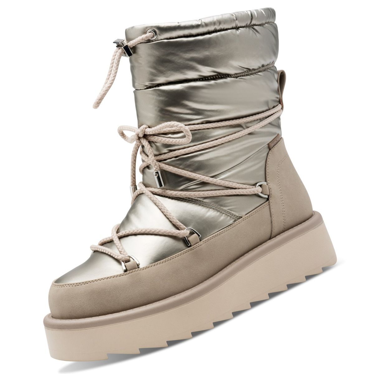 Tamaris Duo-TEX Damen Stiefel gefüttert Beige Trendbereich
