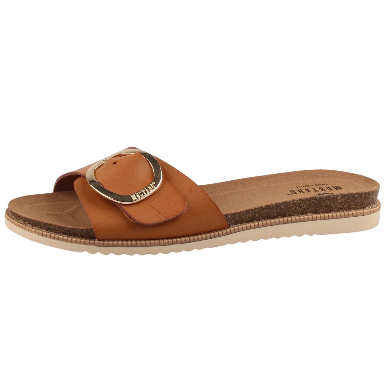 Mustang Damen Pantoletten Braun Trendbereich