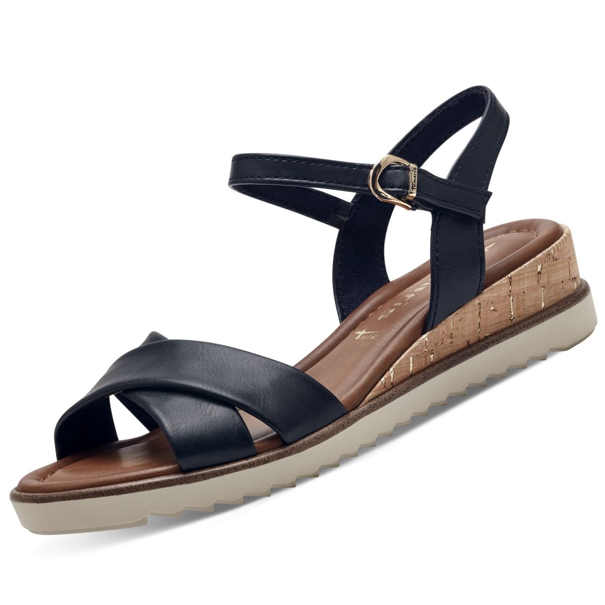 blaue sandalen tamaris