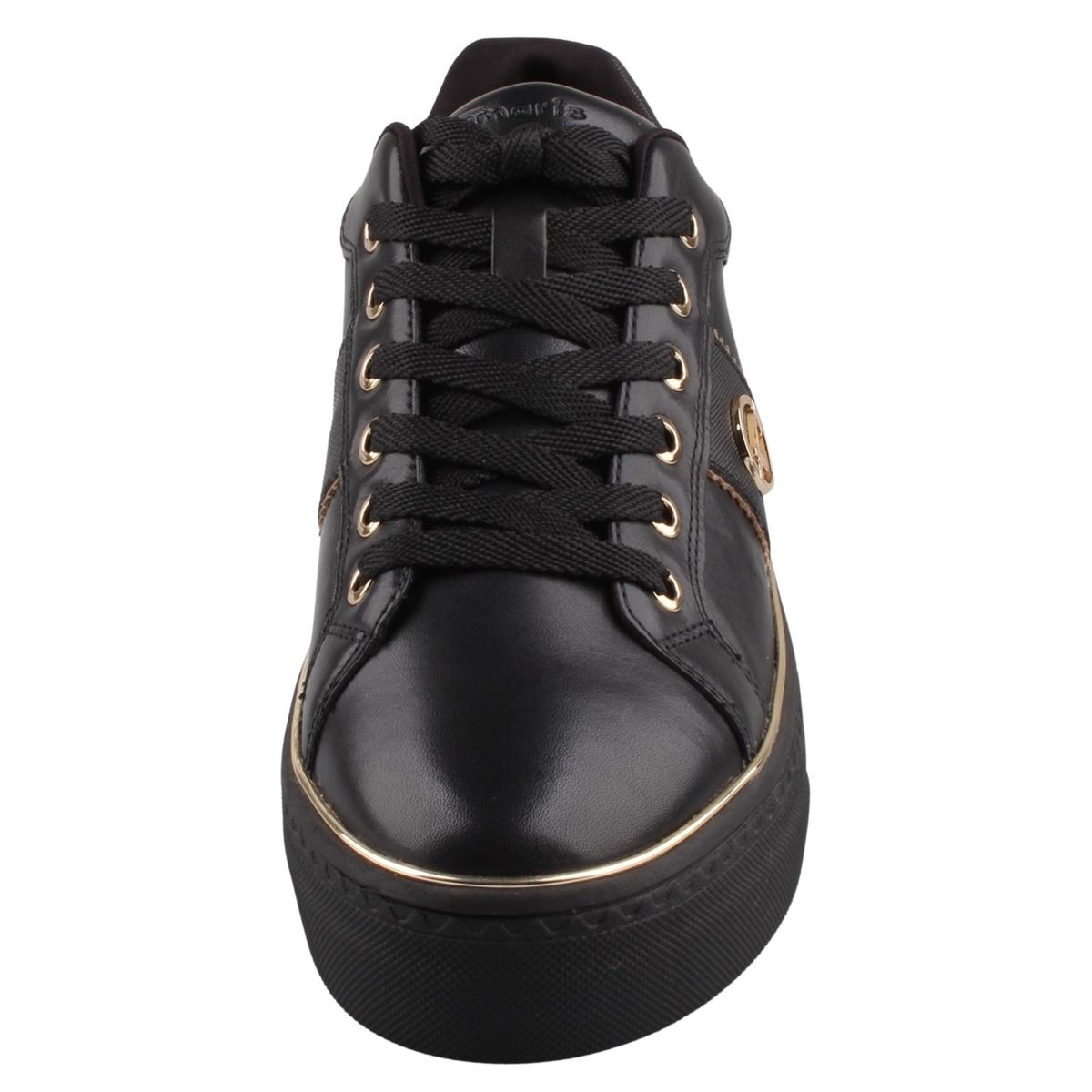 Tamaris Damen Plateau Sneaker Sneaker Tamaris Schwarz Tamaris