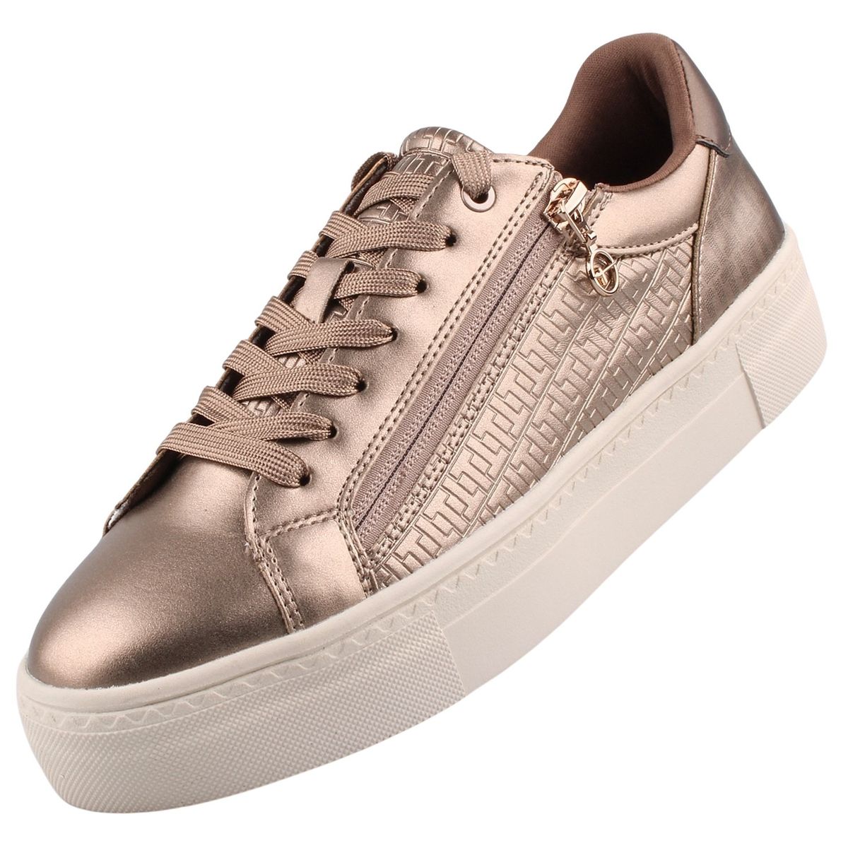 Tamaris Damen Plateau Sneaker Braun Trendbereich