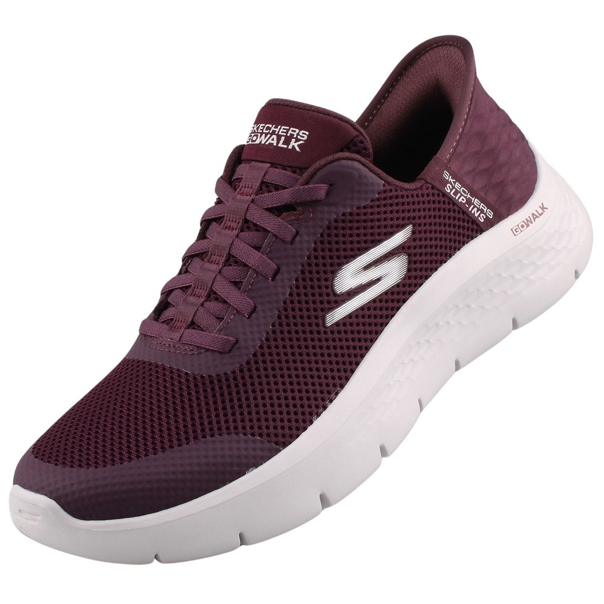 Skechers Slip ins Go Walk Flex Grand Entry Damen Sneaker Bordeaux Trendbereich