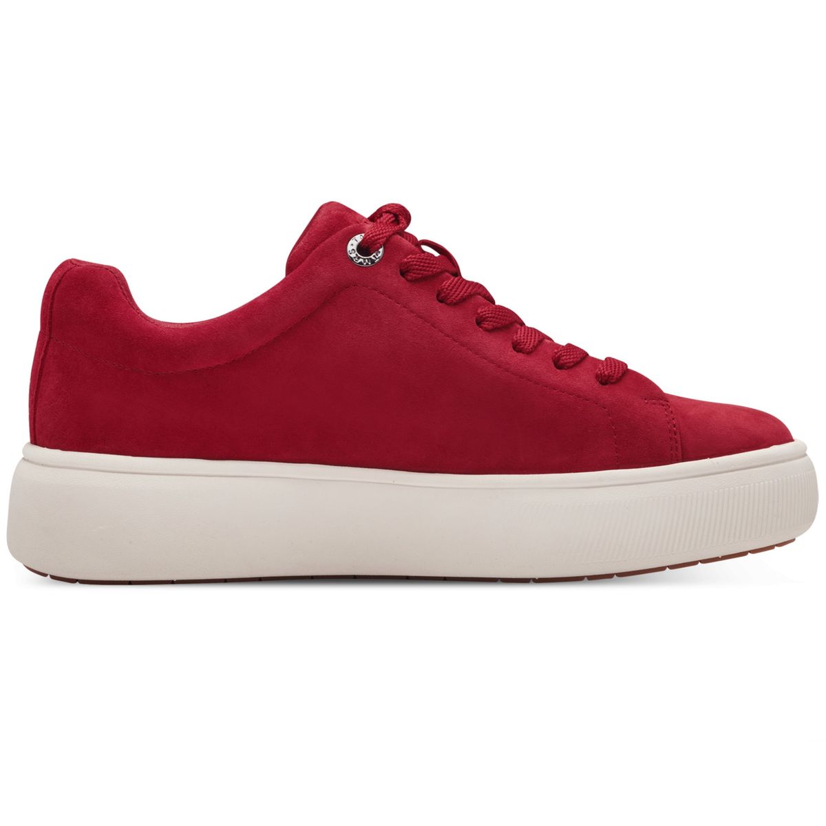 Damen Sneaker Hohe Sneaker Rot Buffalo Plateau Rot Plateau Sneaker
