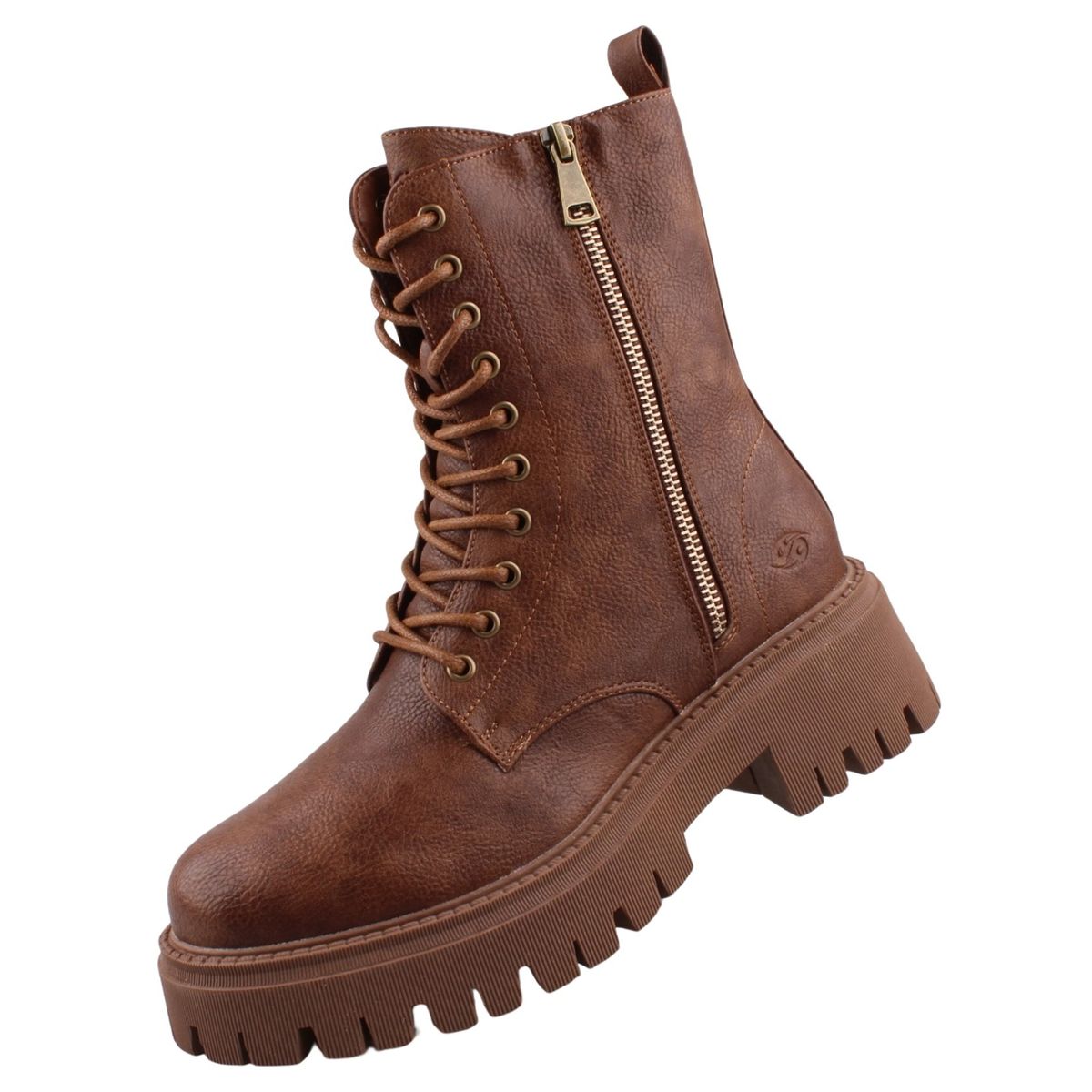 Plateau Stiefelette Braun Thea Mika Stiefeletten Braun Plateau