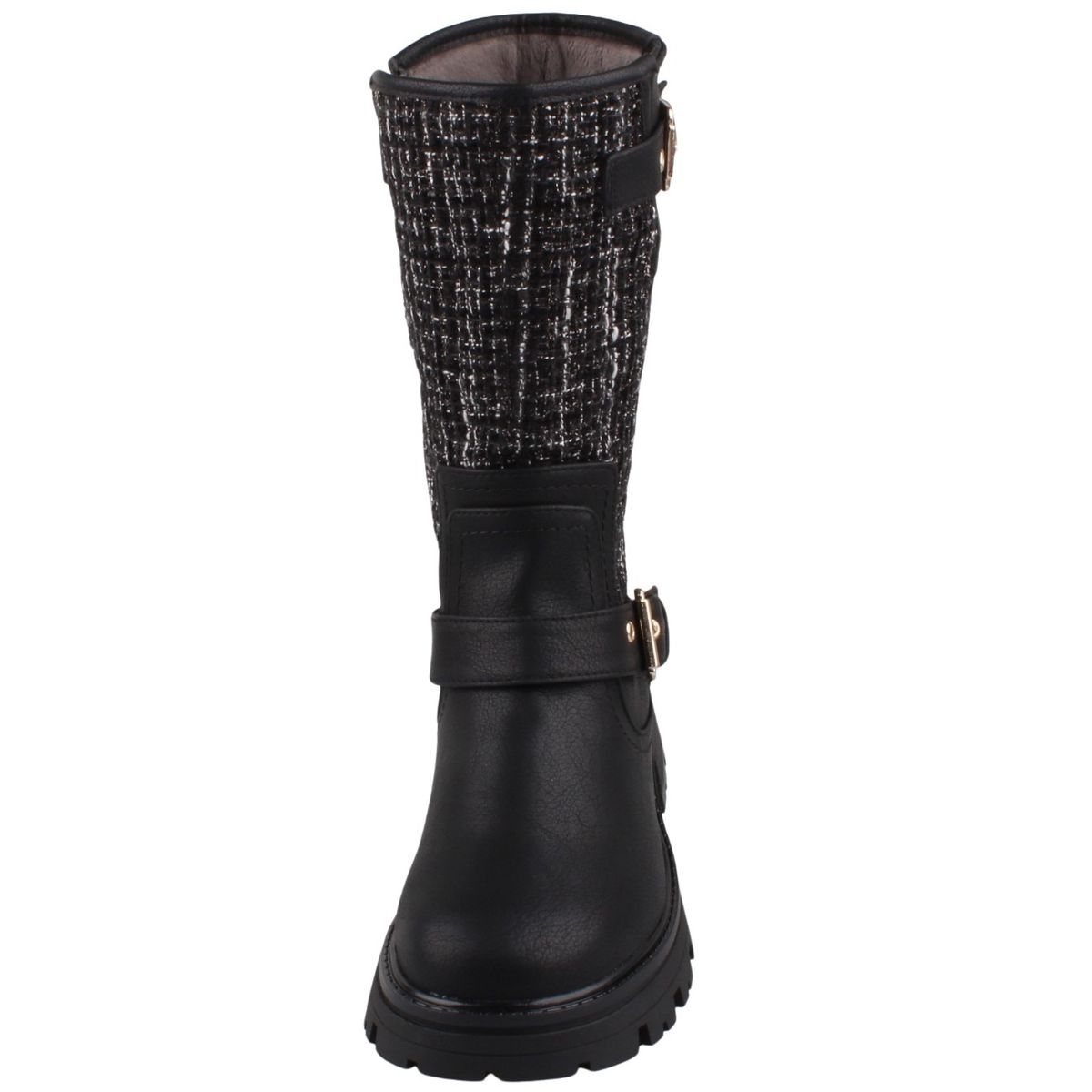 Mustang Damen Stiefel Schwarz Trendbereich