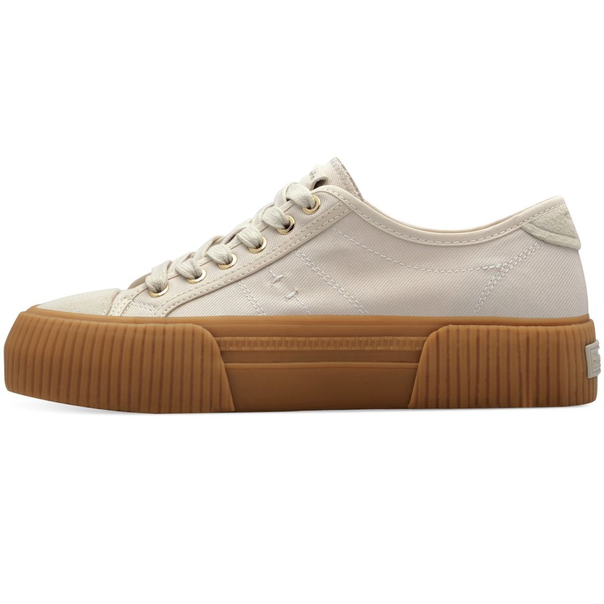 Tamaris Damen Plateau Sneaker Beige Trendbereich