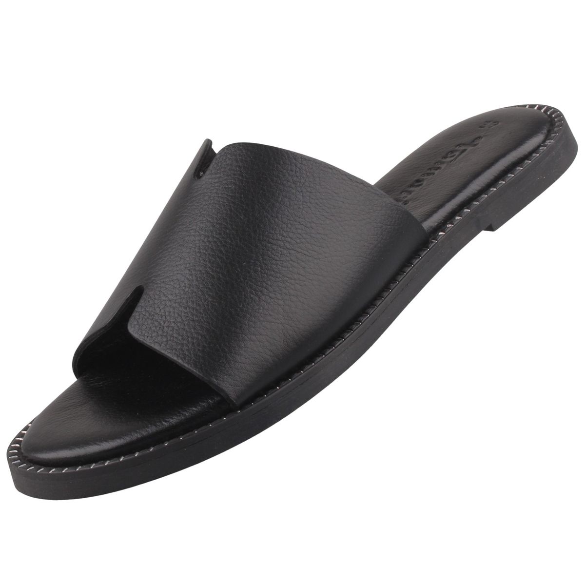 Tamaris Pantoletten Leder Schwarz Tamaris Damen Leder Pantoletten